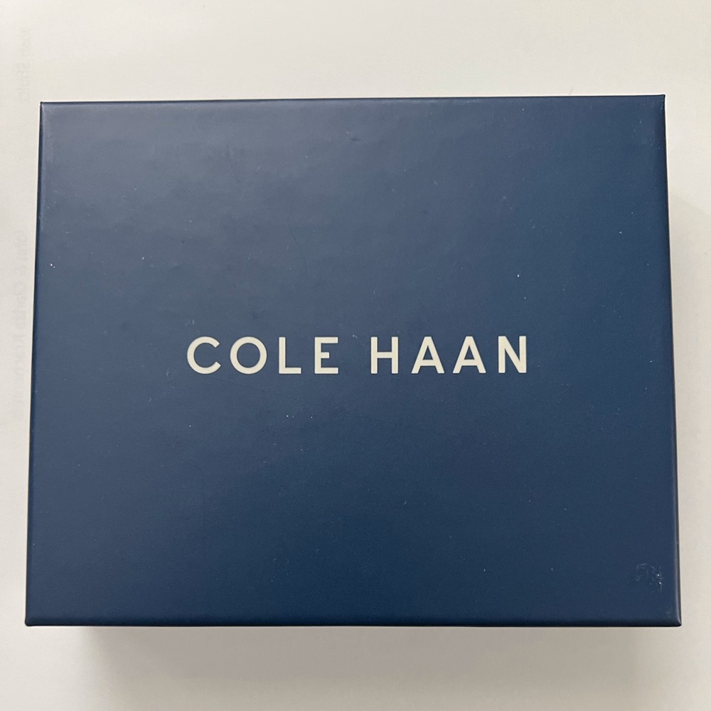 NWB COLE HAAN Men’s Leather Front Pocket Wallet